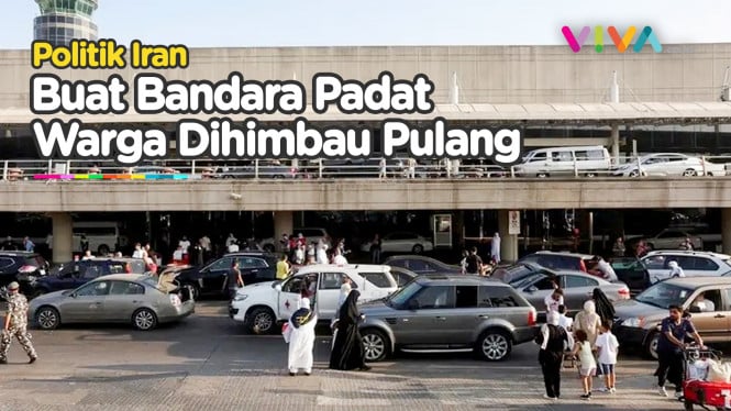 Bandara Penuh Gegara Banyak Negara Minta Warganya Pulang