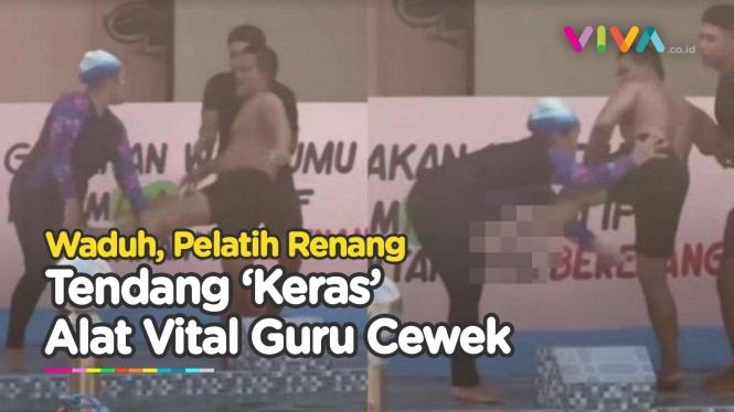 Alat Vital Guru Olahraga Perempuan Ditendang Pelatih Renang