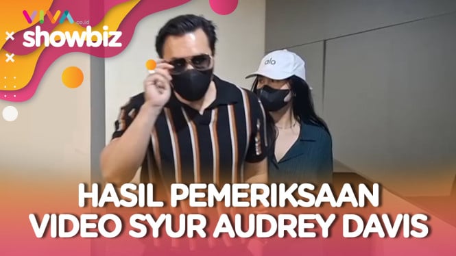 David Bayu Dampingi Audrey Saat Pemeriksaan Kasus Video Syur