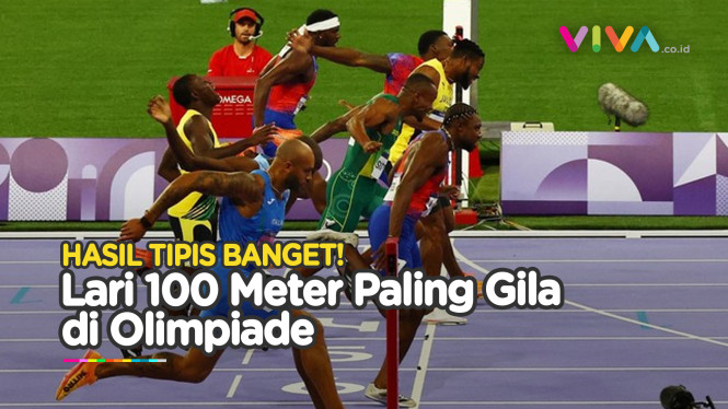 SENGIT! Medali Emas Lari 100 Meter Putra di Olimpiade Paris