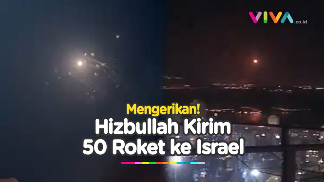 Viral Video 50 Roket Hizbullah Dibunuh Oleh Iron Dome Israel