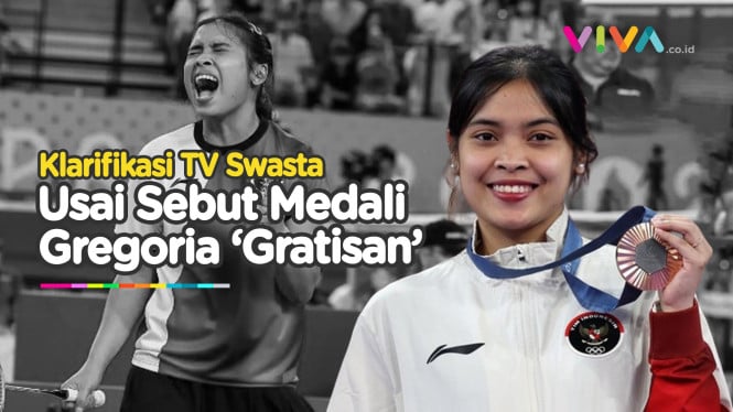 Stasiun TV Swasta Sebut Medali Raihan Gregoria Mariska Givea