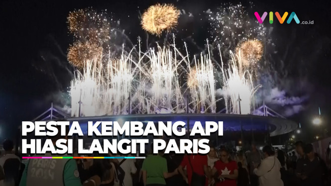 Kembang Api Menakjubkan Menutup Olimpiade Paris 2024