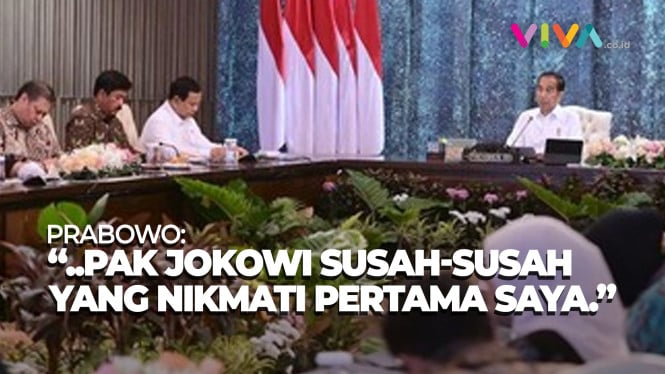 Pecah Tawa, Kelakar Prabowo Tinggal 'Nikmati' Hasil Jokowi