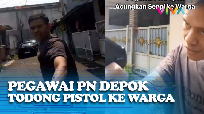 Aksi Koboi Pegawai PN Depok Todong Warga