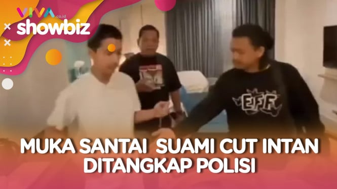 Ekspresi Santai Armor Suami Cut Intan Saat Ditangkap Polisi