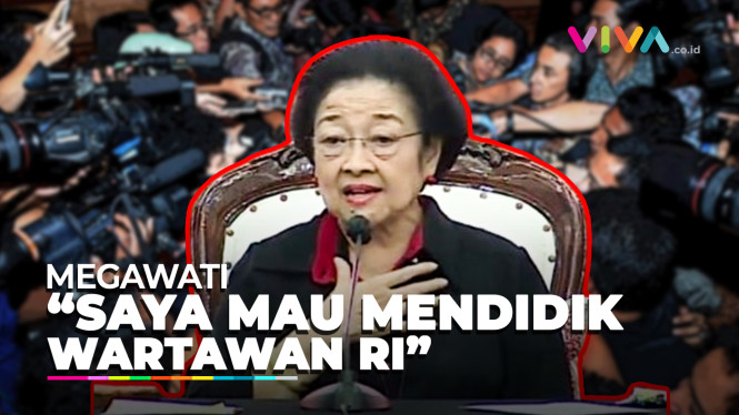 Sebut Wartawan Beg*, Megawati Singgung Pemilu