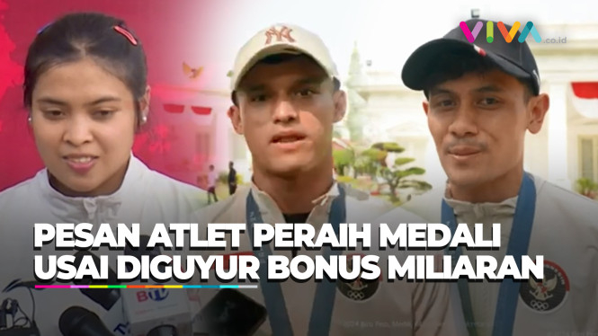 Pesan Atlet Peraih Medali Olimpiade Paris Usai Terima Bonus