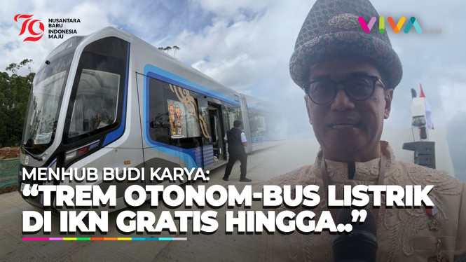 Kata Budi Karya Soal Kereta Tanpa Rel Perdana di IKN