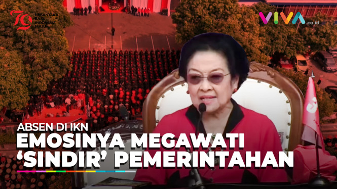 Tak Datang ke IKN, Megawati Teriak 'Dosa' Pemerintahan Kini