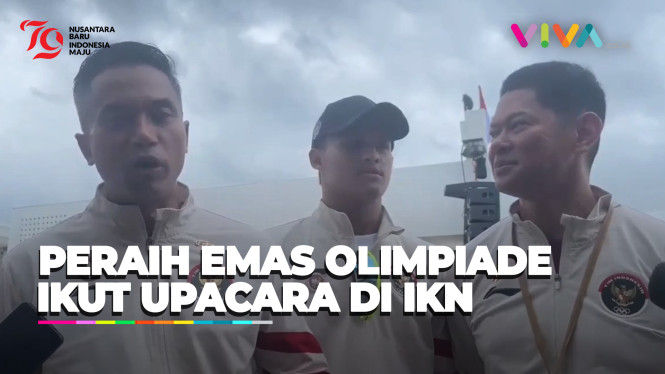 Peraih Emas Olimpiade Paris 2024 Hadiri Upacara di IKN