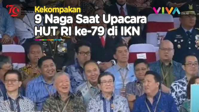 9 Naga Tertangkap Kamera Saksikan HUT RI Ke-79 di IKN