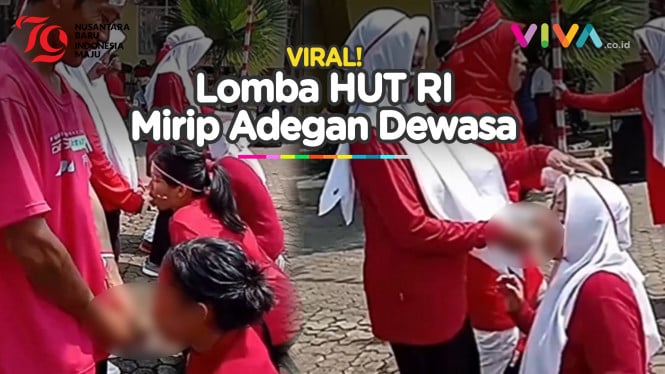 Nodai HUT RI, Warga Lomba Makan Pisang Mirip Adegan "Mesum"