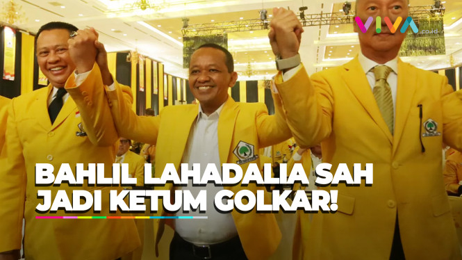 TOK! Bahlil Lahadalia Resmi Jadi Ketua Umum Partai Golkar