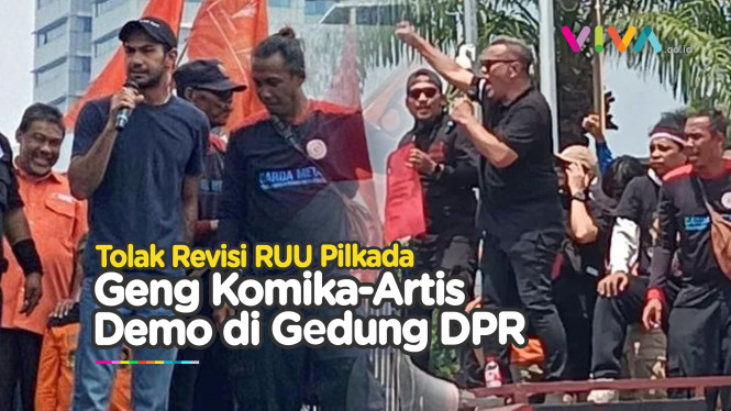 Sejumlah Artis Tamasya di Gedung DPR RI, Cing Abdel Orasi