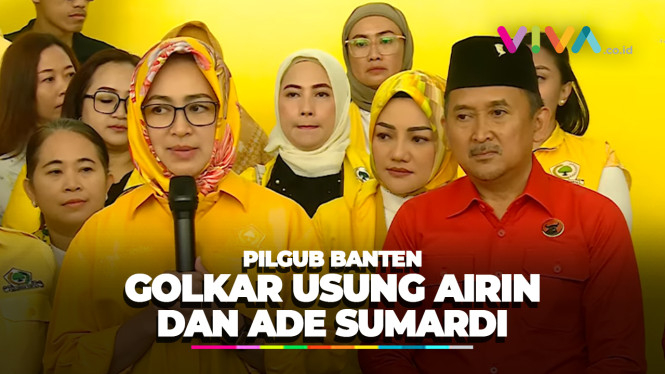 Golkar Resmi Usung Airin Rachmi Diany-Ade Sumardi di Pilgub