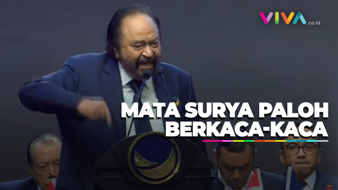 Pidato Surya Paloh Buat Kader 'Berderai Air Mata'