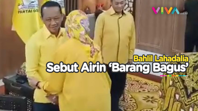 Diusung Pilgub 2024, Bahlil Cipika-cipiki dengan Airin