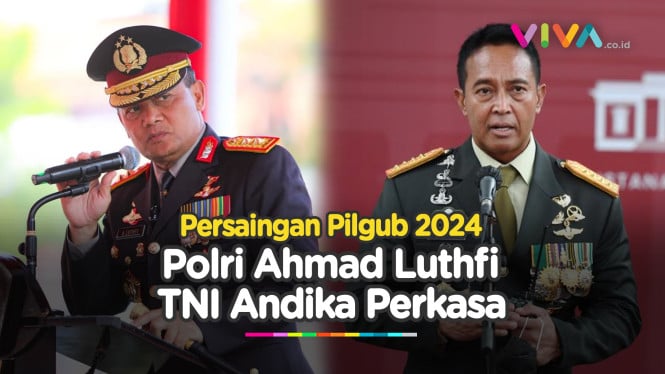 Persaingan 'Tahta' TNI Vs Polri di Pilgub 2024