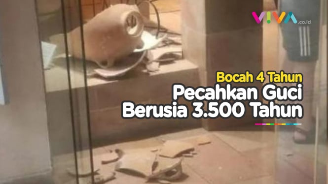 Bocah Pecahkan Guci Langka, Reaksi Pengelola Museum Disorot