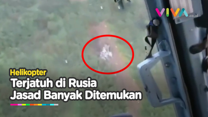 Helikopter Militer Rusia Jatuh Misterius, 22 Orang Tewas