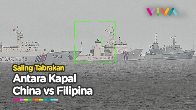 CHINA VS FILIPINA Saling Tuduh Tabrak Kapal di Laut China