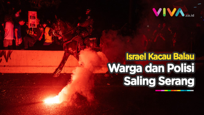 Polisi vs Warga! Demo di Israel Semakin Rusuh dan Ngamuk