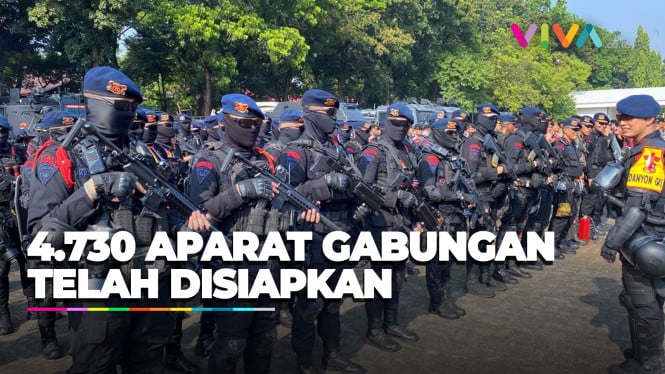 Penampakan Ribuan Personel Gabungan Amankan Paus Fransiskus