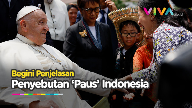 Ternyata Ini Alasan Pope Disebut 'Paus' Indonesia