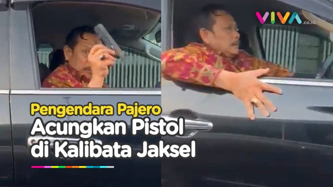 Pengemudi Pajero Berulah, Pamer Pistol Saat Cek-Cok