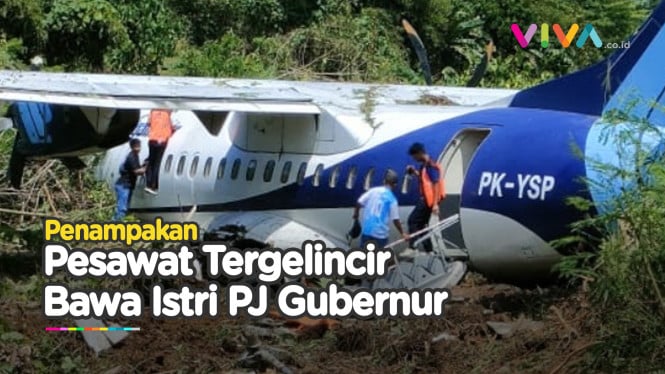 Bawa Pejabat, Begini Nasib Penumpang Trigana Air Tergelincir