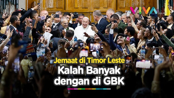 750 Ribu Jemaat Siap Ikuti Misa Agung Paus Fransiskus di Tim