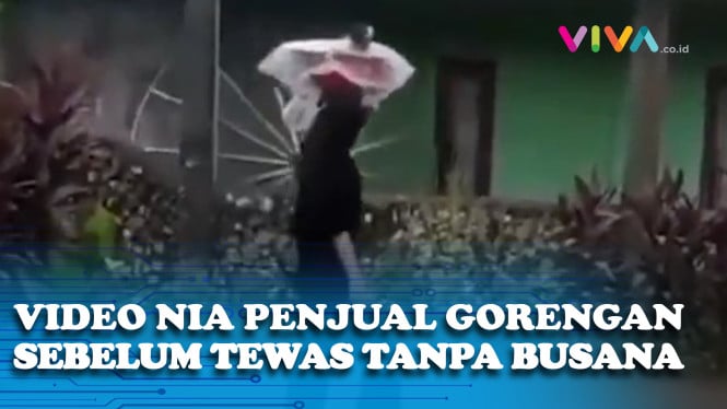 Warga Tak Sengaja Rekam Nia Penjual Gorengan Sebelum Tewas