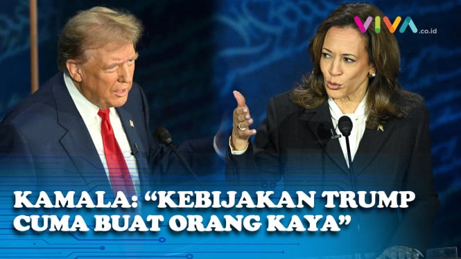 PANAS! Kamala vs Trump Saling Serang di Debat Capres AS