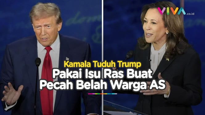 Kamala: Trump Jadikan Isu Ras 'Senjata' Saat Debat