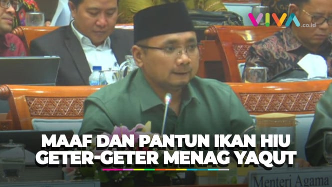 Momen Permohonan Maaf dan Pantun Kocak Menag Yaqut Ke DPR RI