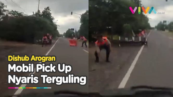 Pick Up Nyaris Terguling, Dishub Lempar Batu Didukung