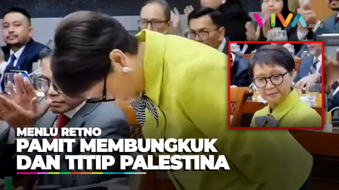 Pamit Saat Sidang DPR, Menlu Retno Bergetar Ucap Palestina