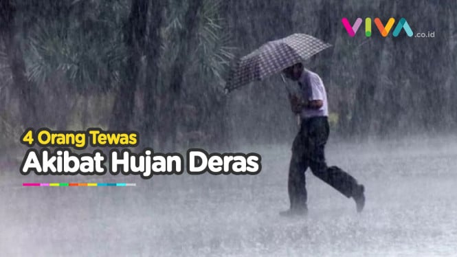 Hujan Deras 'Mematikan' di Eropa Memakan 4 Korban Jiwa