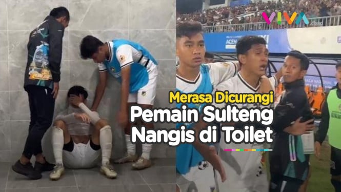 VIDEO Jerit Tangis Sakit Hati Pemain Sulteng Dicurangi Wasit