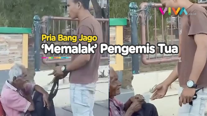 Pemuda Aceh Sok Gagah Palak Kakek Tua Pakai Tali Pinggang