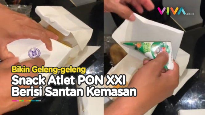 Santan Kemasan Jadi Pendamping Snack Malam Atlet PON