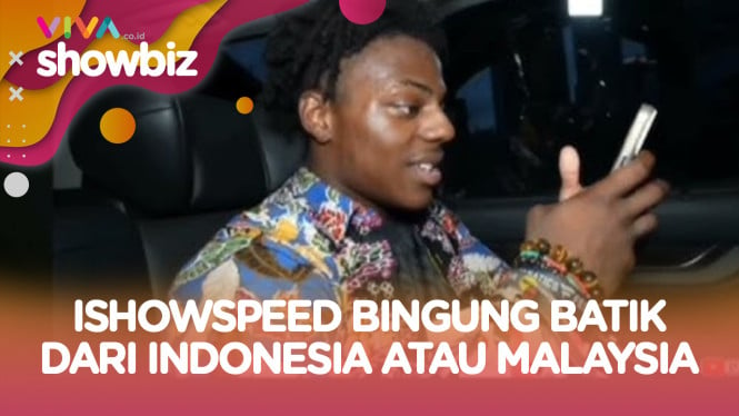 Warga Malaysia Klaim Batik di Depan ISHOWSPEED