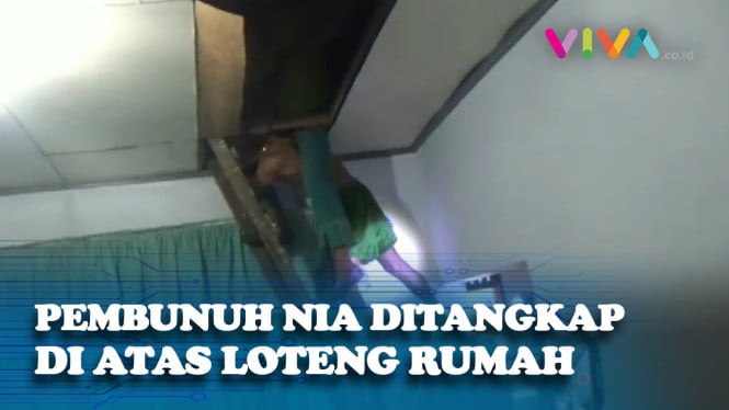 Pembunuh Gadis Penjual Gorengan Ditangkap di Loteng Rumah