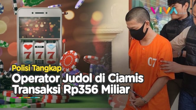 Operator Judol Tampung Rp356 M di Ciamis DItangkap