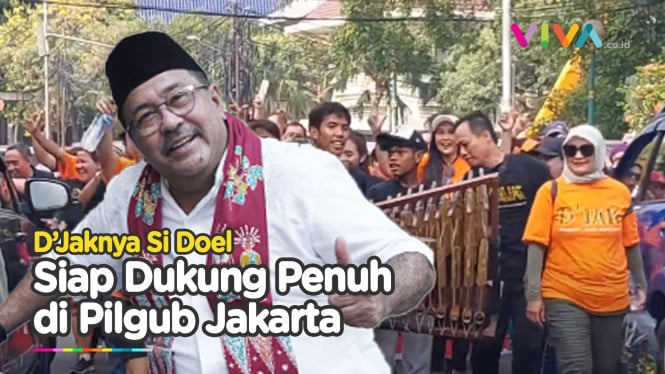 D'Jak Deklarasikan Dukung Pramono dan Si Doel