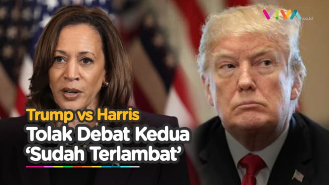 Tolak Debat Kedua, Trump Katakan Sudah Terlambat