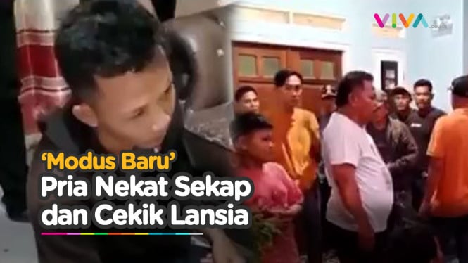 Pura-Pura Kamar Mandi, Pemuda Sekap dan Cekik Lansia