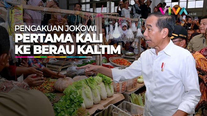 Pertama Kali ke Berau, Masyarakat Bikin Jokowi Kaget