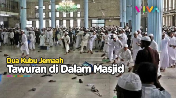 KACAU! Berebut Khatib, Jemaah Sholat Jumat Bentrok